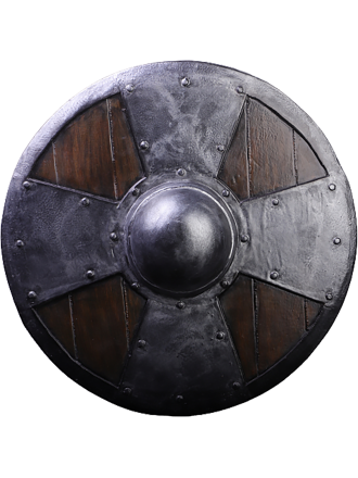 Trollfelsen 50cm LARP-Rundschild "Murray" 